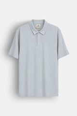 OOTO Polo single jersey Azul