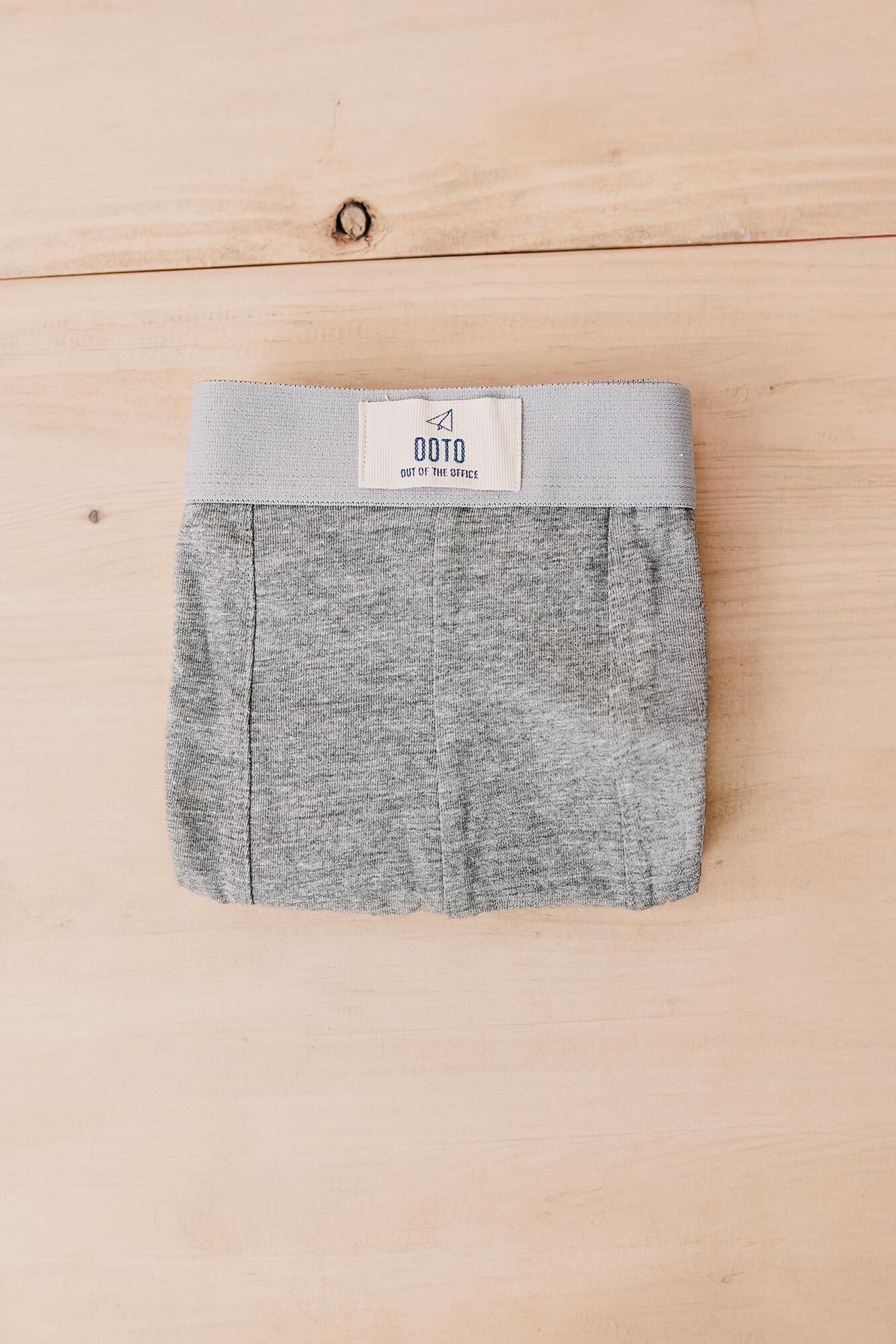 OOTO Plain jersey-knit boxers Grey