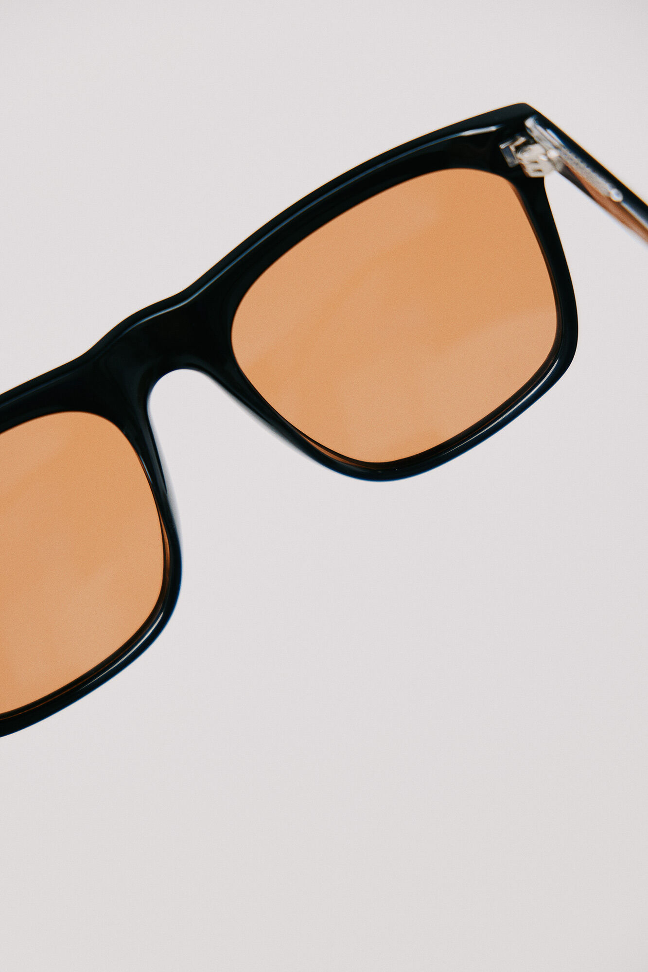 OOTO Acetate rectangular sunglasses Black