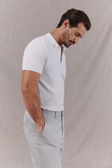 OOTO Polo em piqu&eacute; Branco