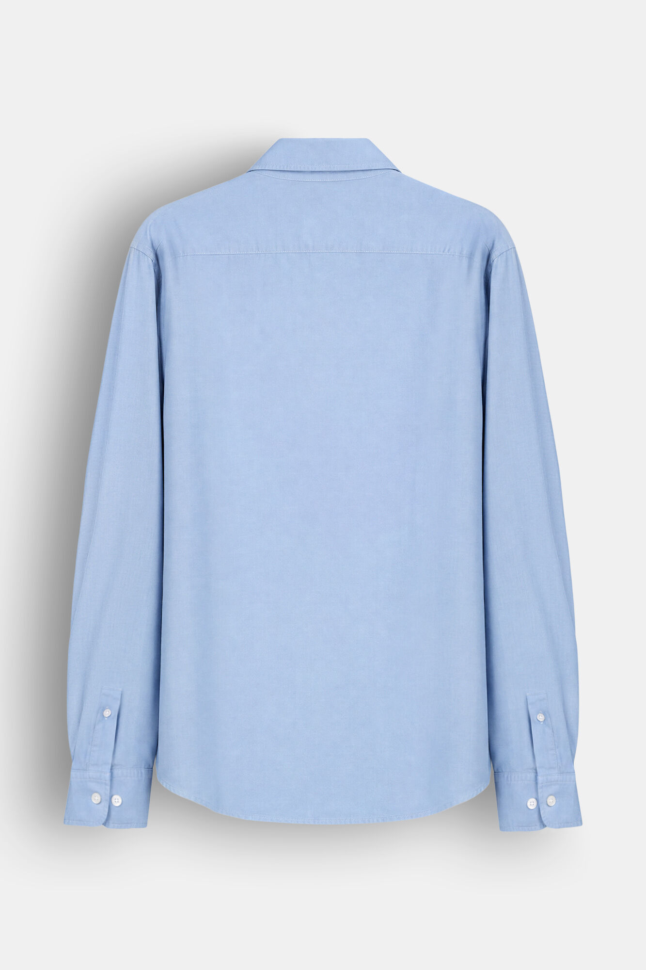 OOTO Camisa lisa fluida manga larga