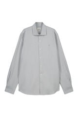 OOTO Camisa oxford lisa manga larga Kaki