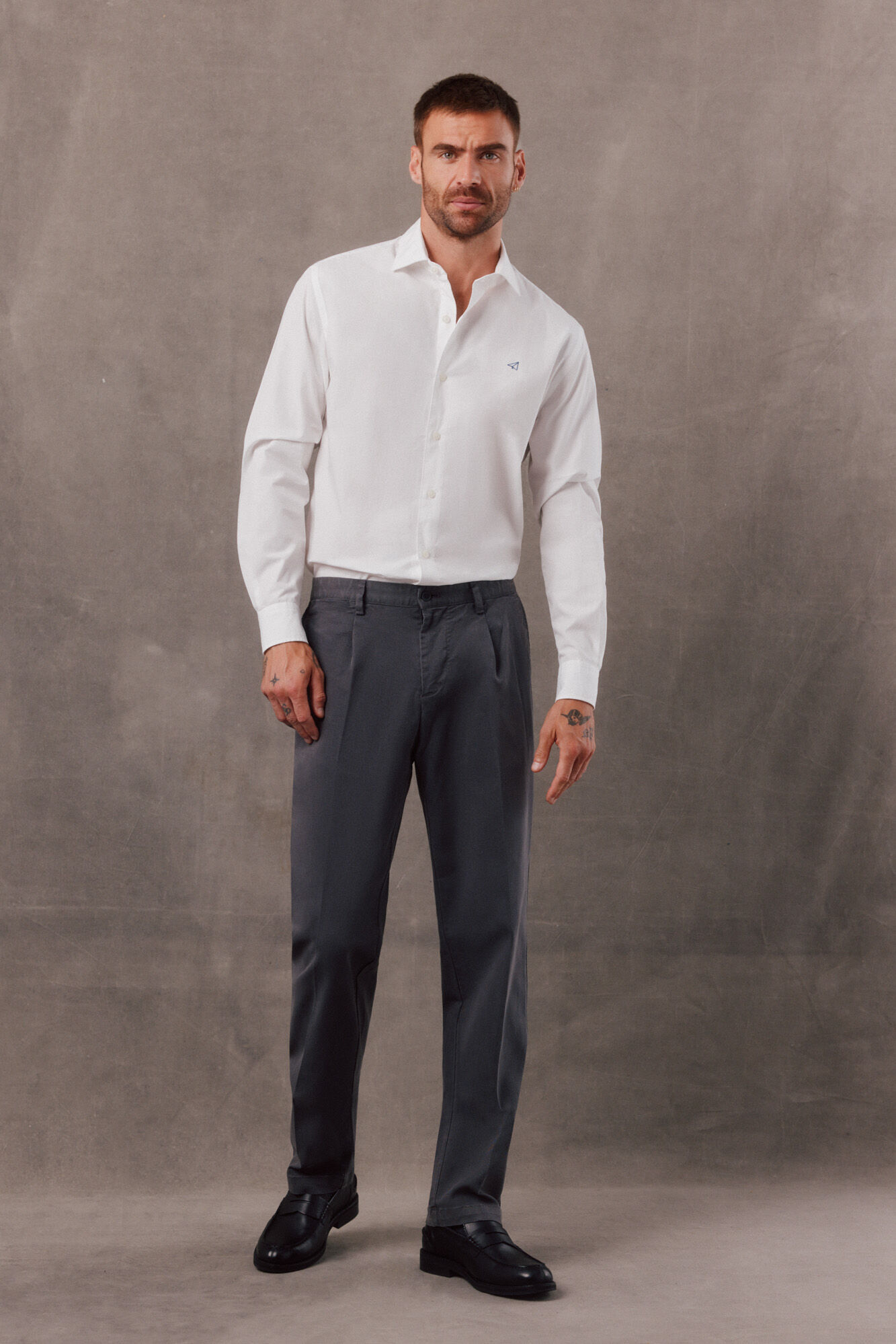 OOTO Pantal&oacute;n traje coordinado twill