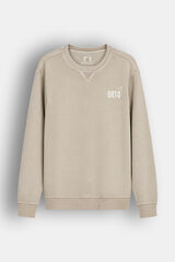 OOTO Sudadera b&aacute;sica Beige