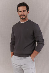OOTO Basic crew neck jumper Grey