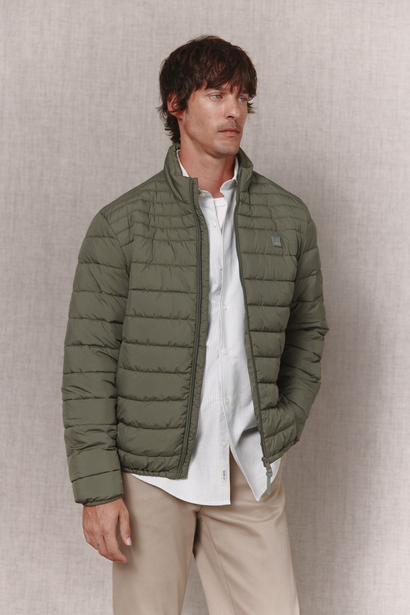OOTO Blus&atilde;o acolchoado ultralight Verde