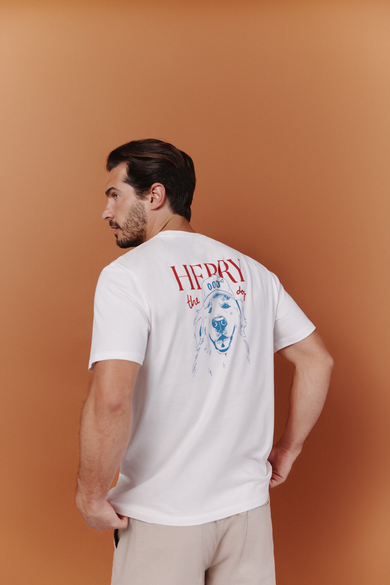 OOTO T-shirt OOTO x Herry the Dog Branco