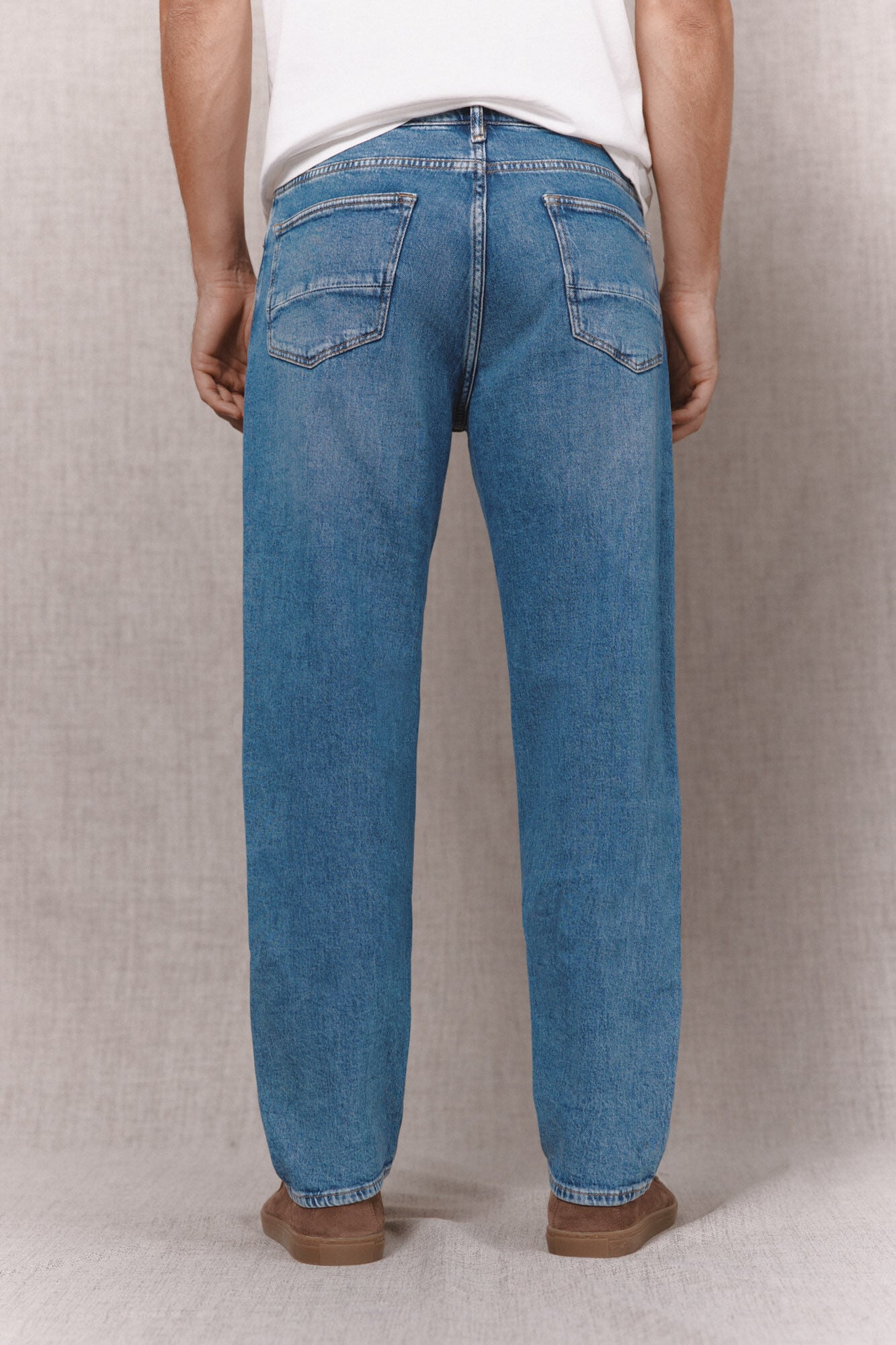 OOTO Cal&ccedil;as jeans straight fit Azul
