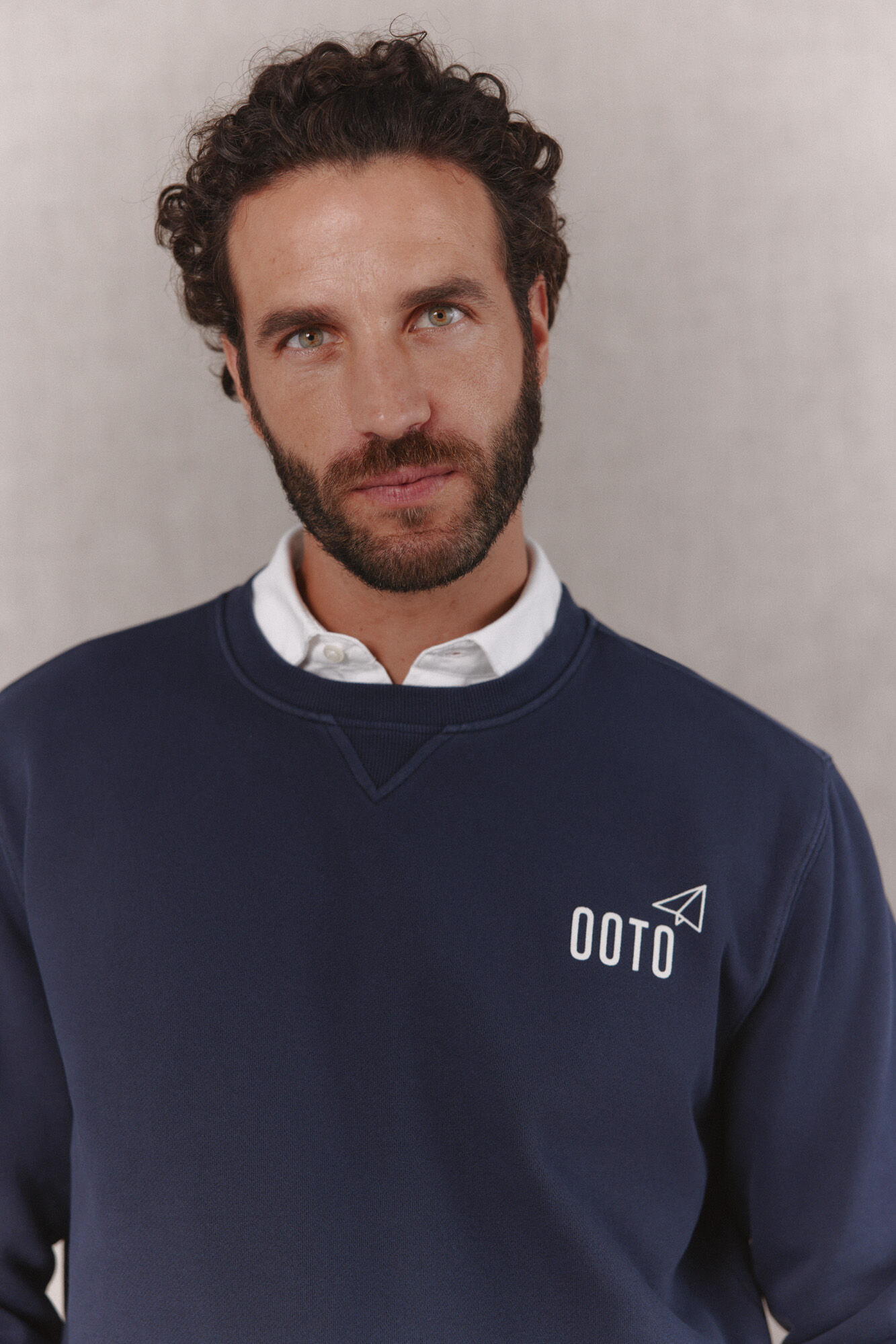 OOTO Sweatshirt b&aacute;sica Azul