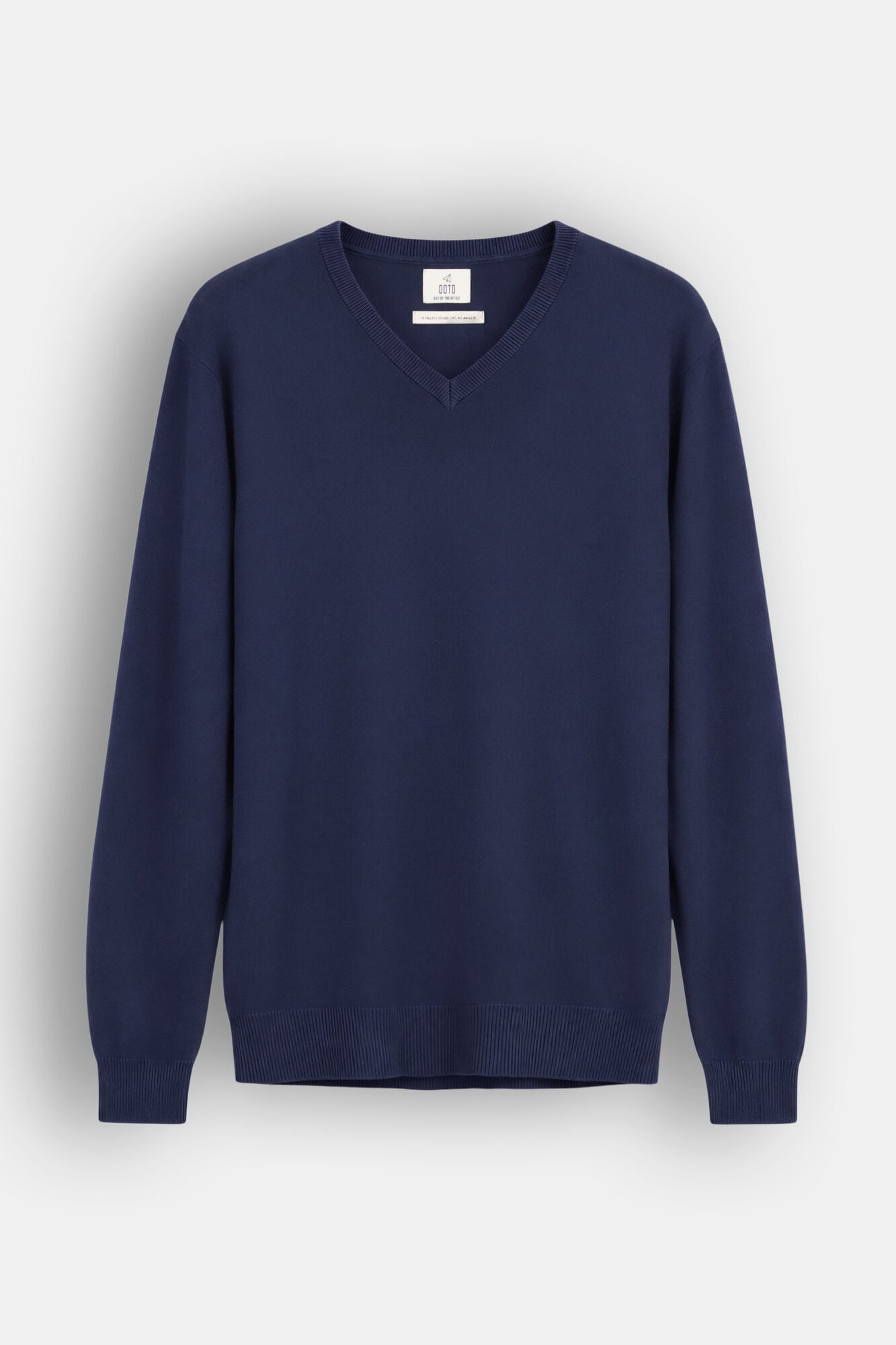 OOTO Basic cotton V-neck jumper