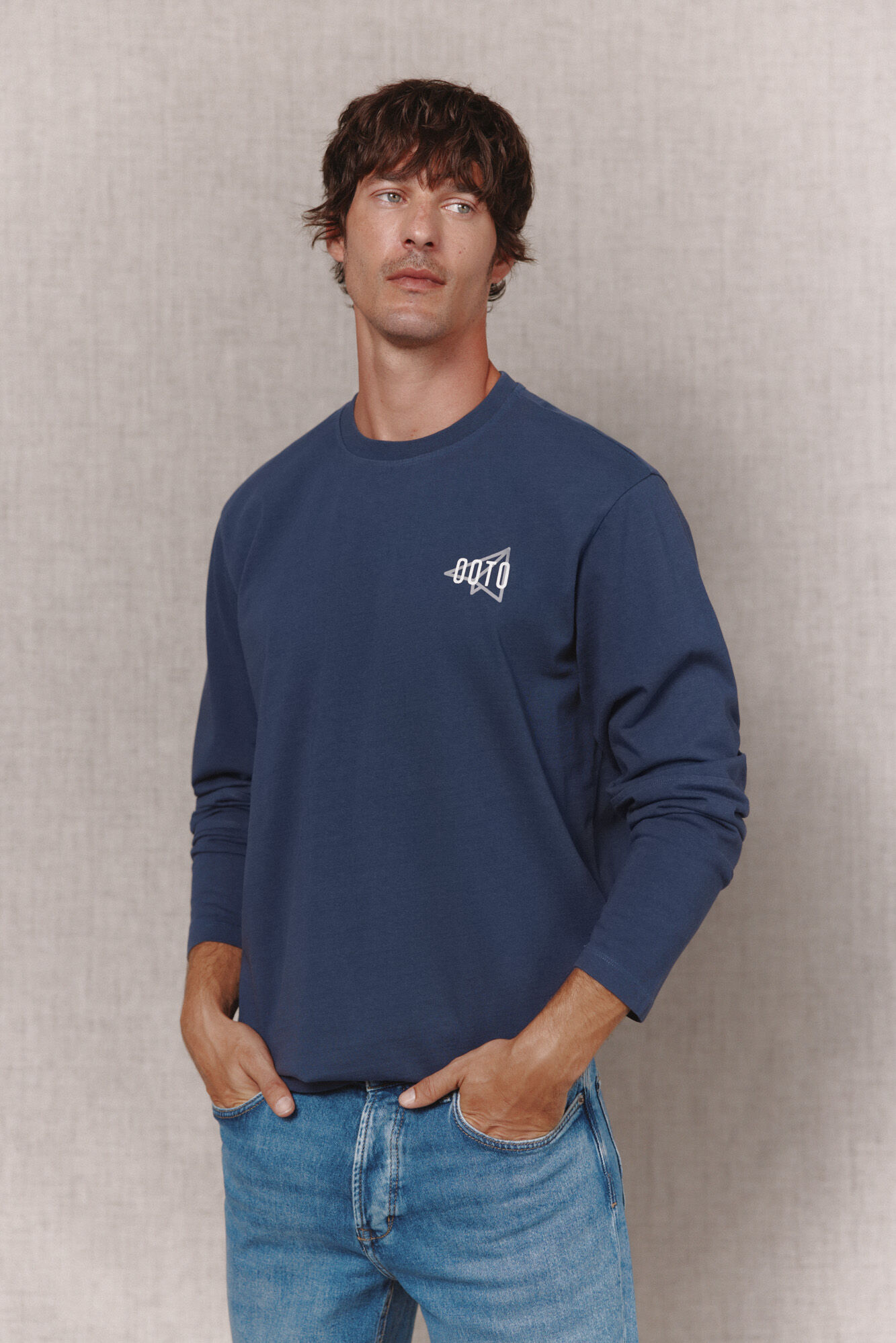 OOTO Washed long sleeve T-shirt
