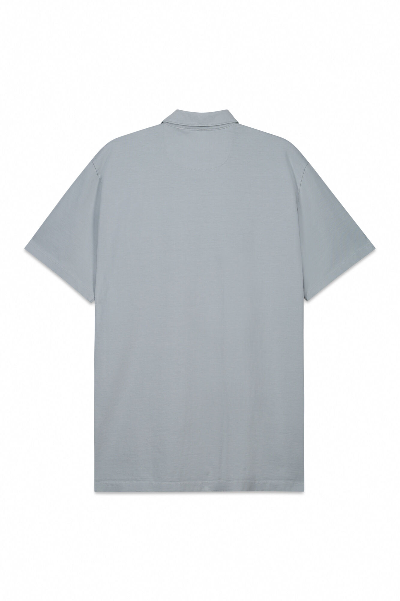 OOTO Single jersey polo shirt Blue
