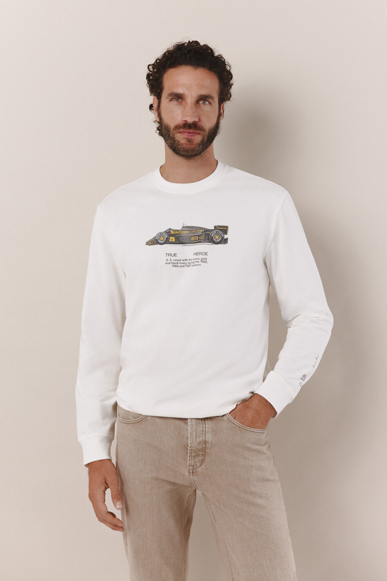 OOTO T-shirt manga comprida "Manu Campa x OOTO"