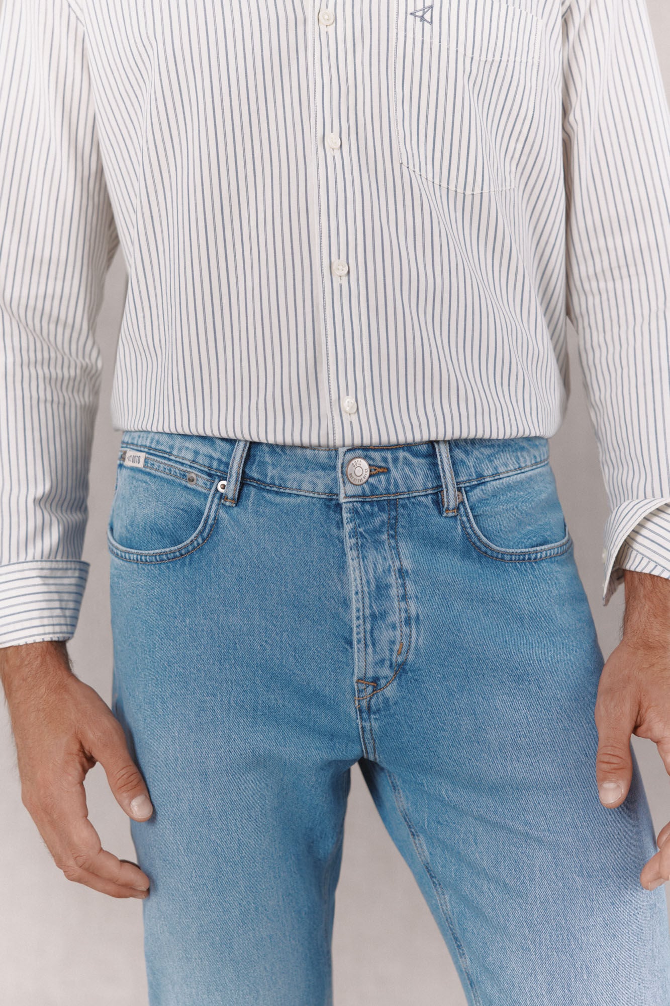 OOTO Cal&ccedil;as jeans slim fit Azul