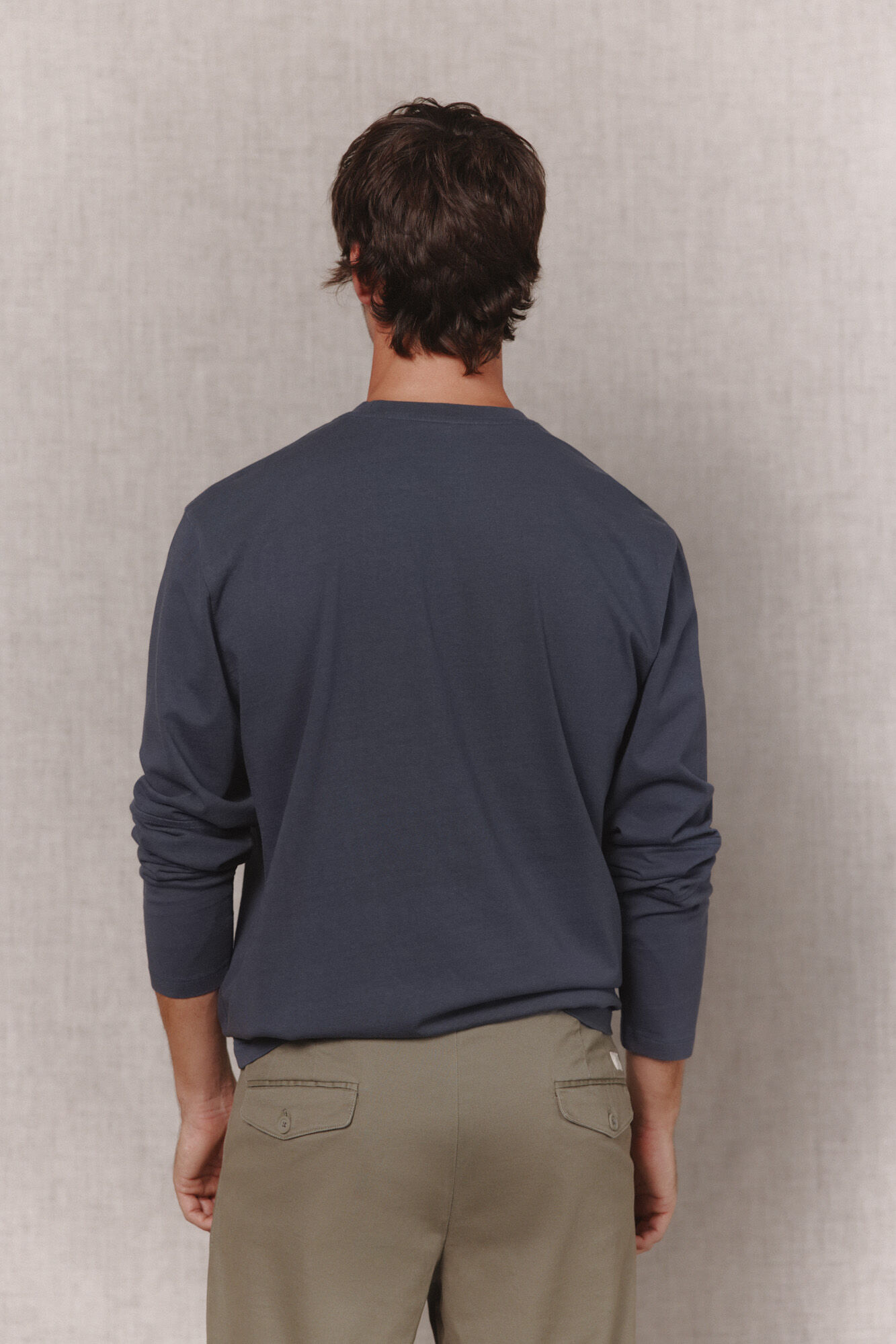 OOTO Washed long sleeve T-shirt Grey