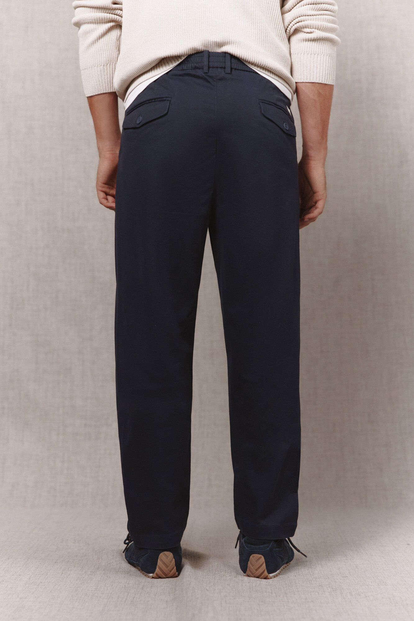 OOTO Cal&ccedil;as chino sarja smart regular Azul