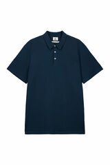 OOTO Polo single jersey Azul