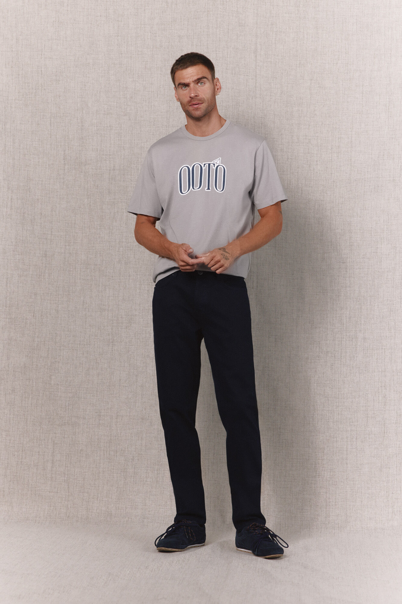 OOTO T-shirt com logo estampado