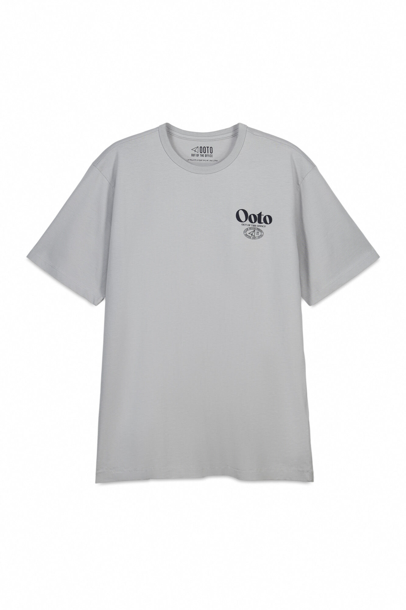 OOTO T-shirt com logo lavada