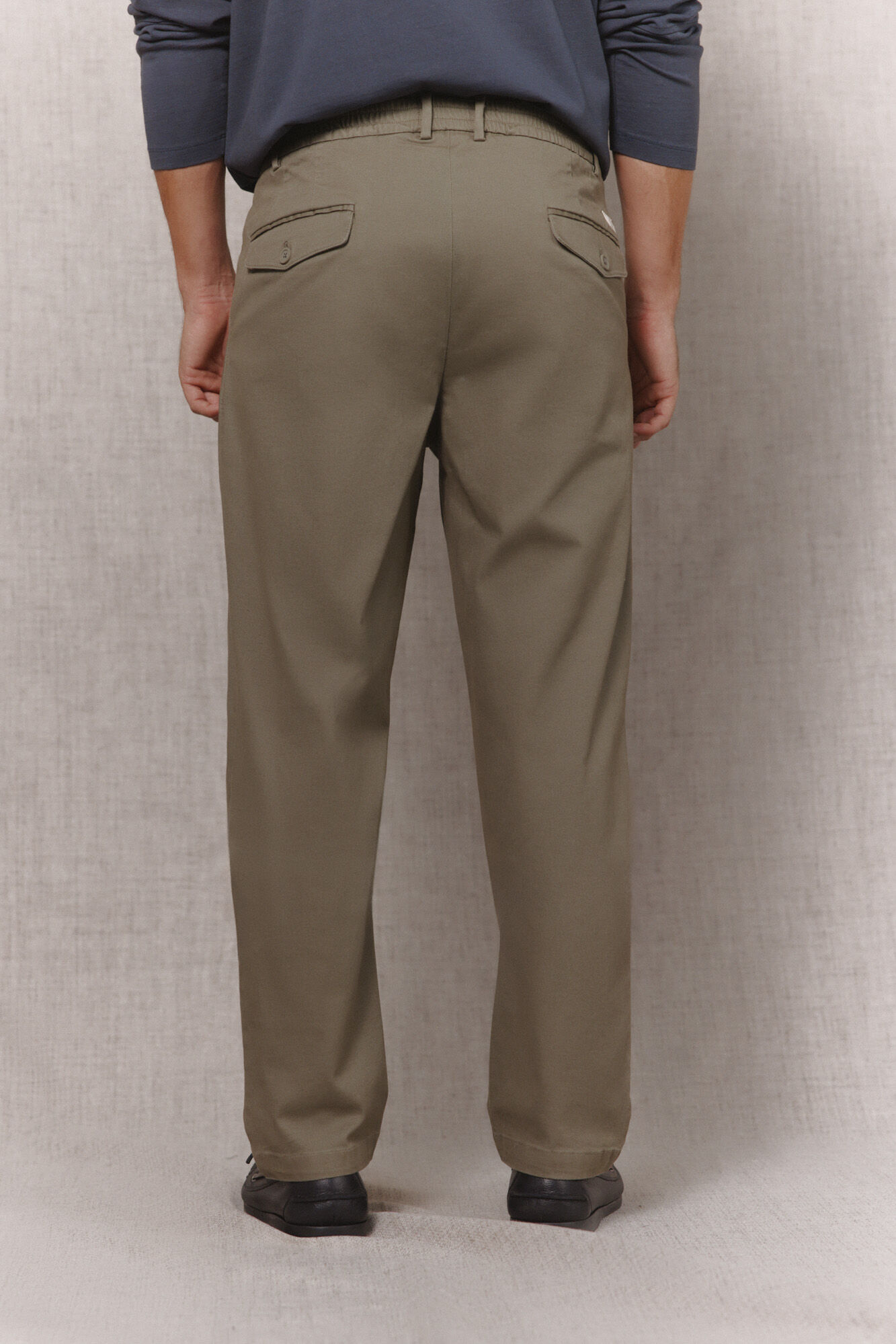 OOTO Cal&ccedil;as chino sarja smart regular Verde