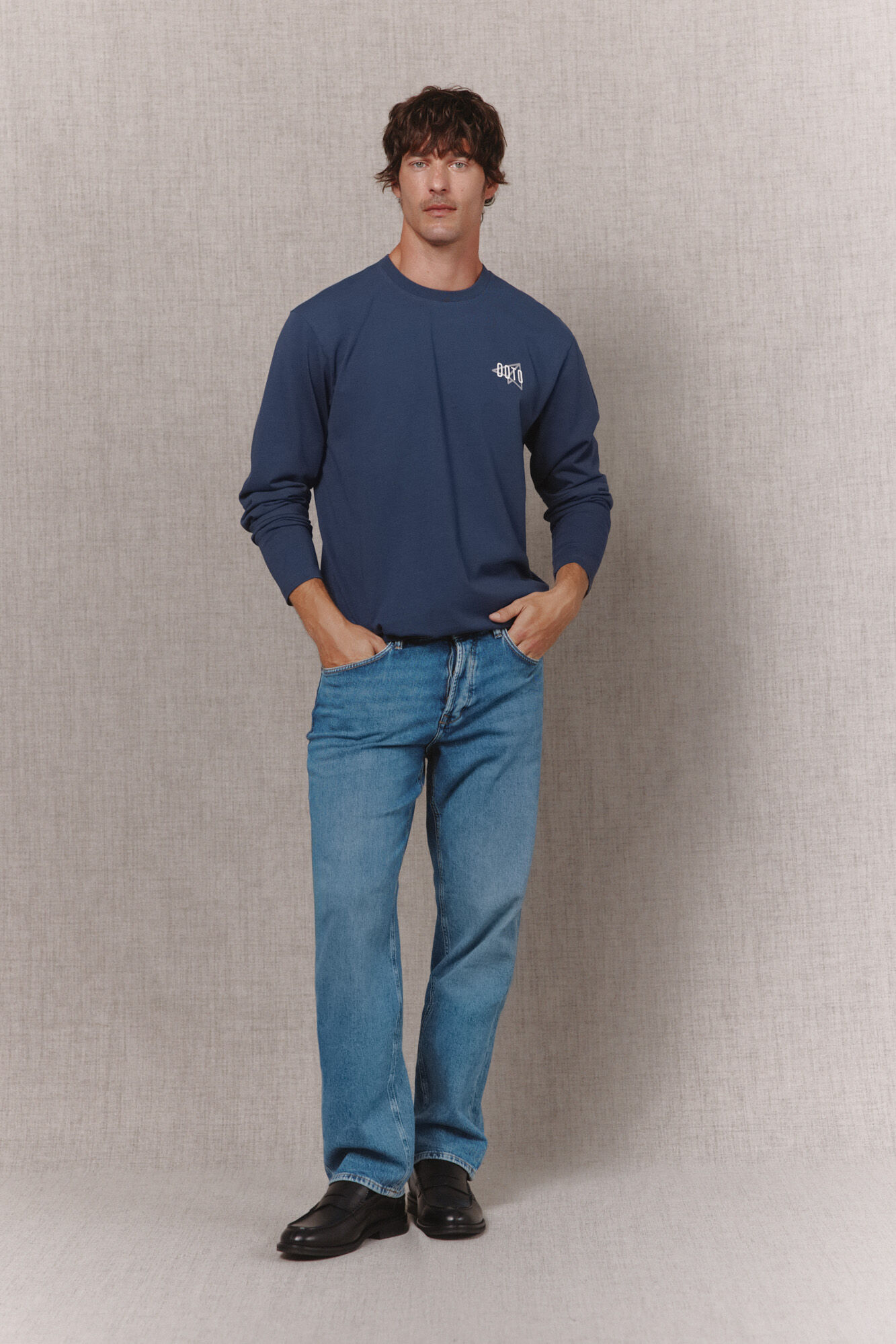 OOTO Washed long sleeve T-shirt