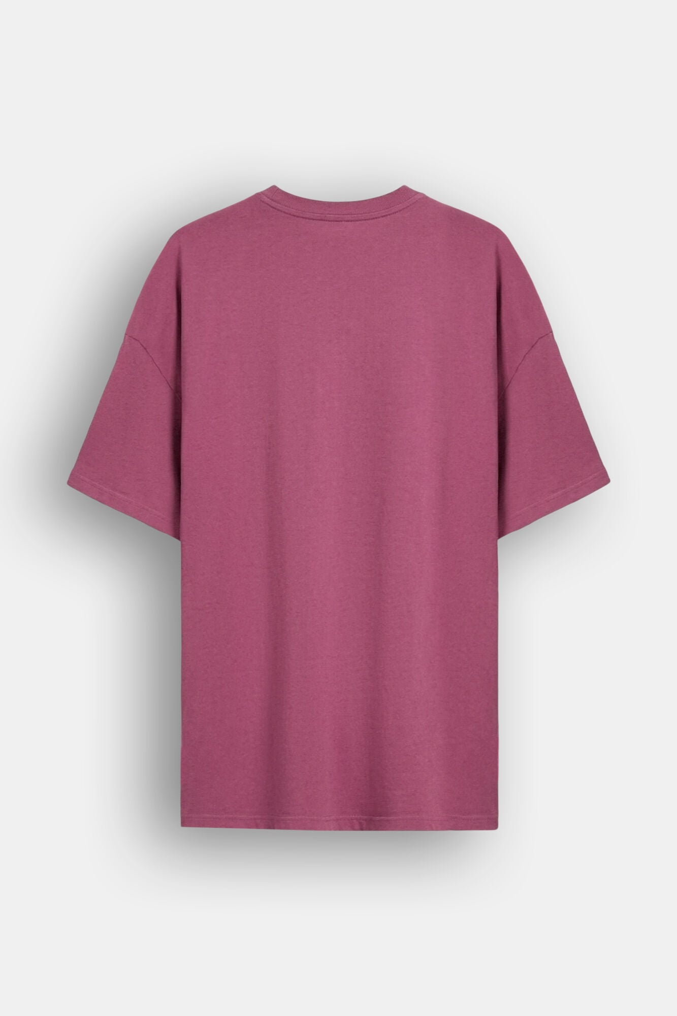 OOTO Camiseta gr&aacute;fica lavada Granate