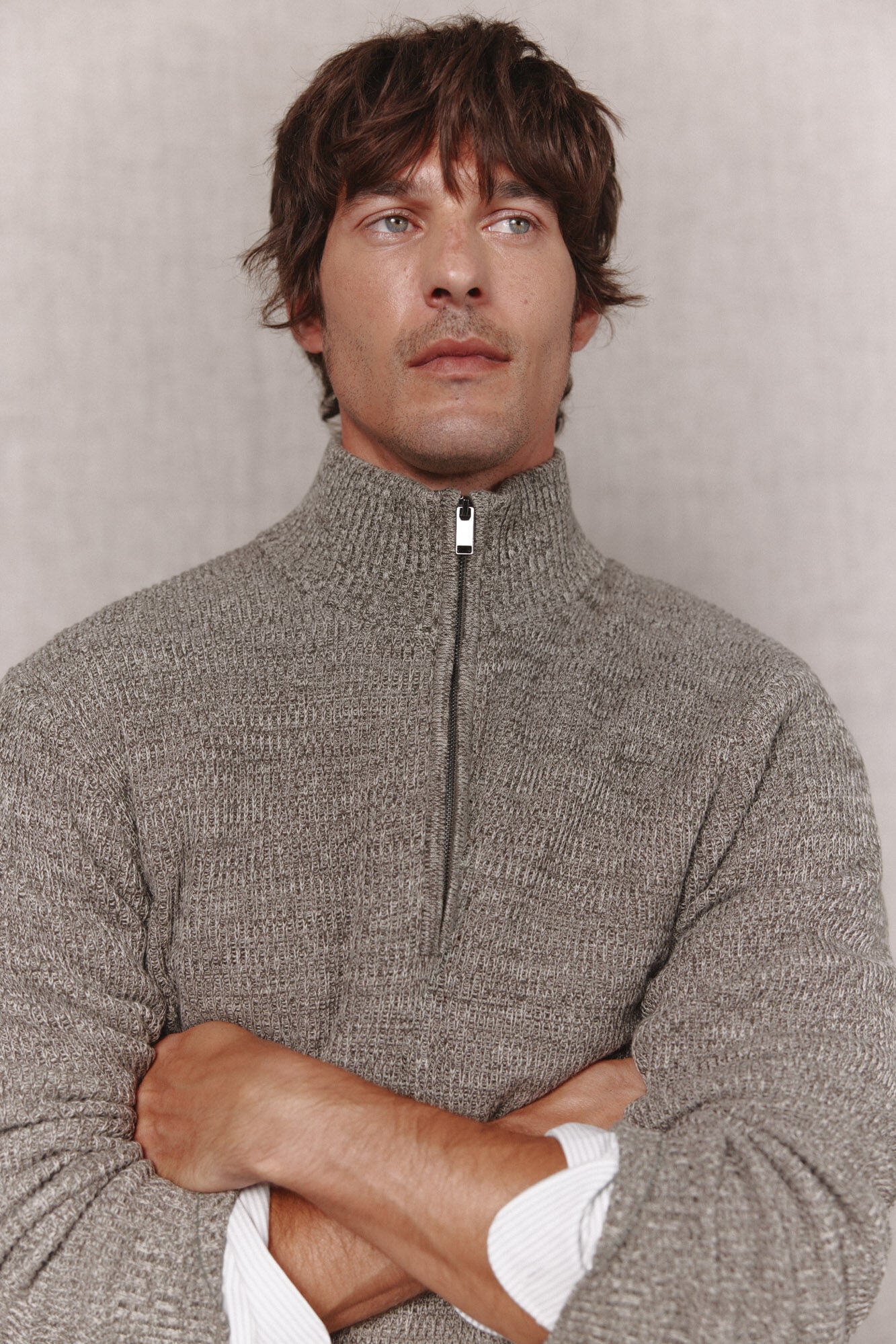 OOTO Jersey torzal cuello camionero