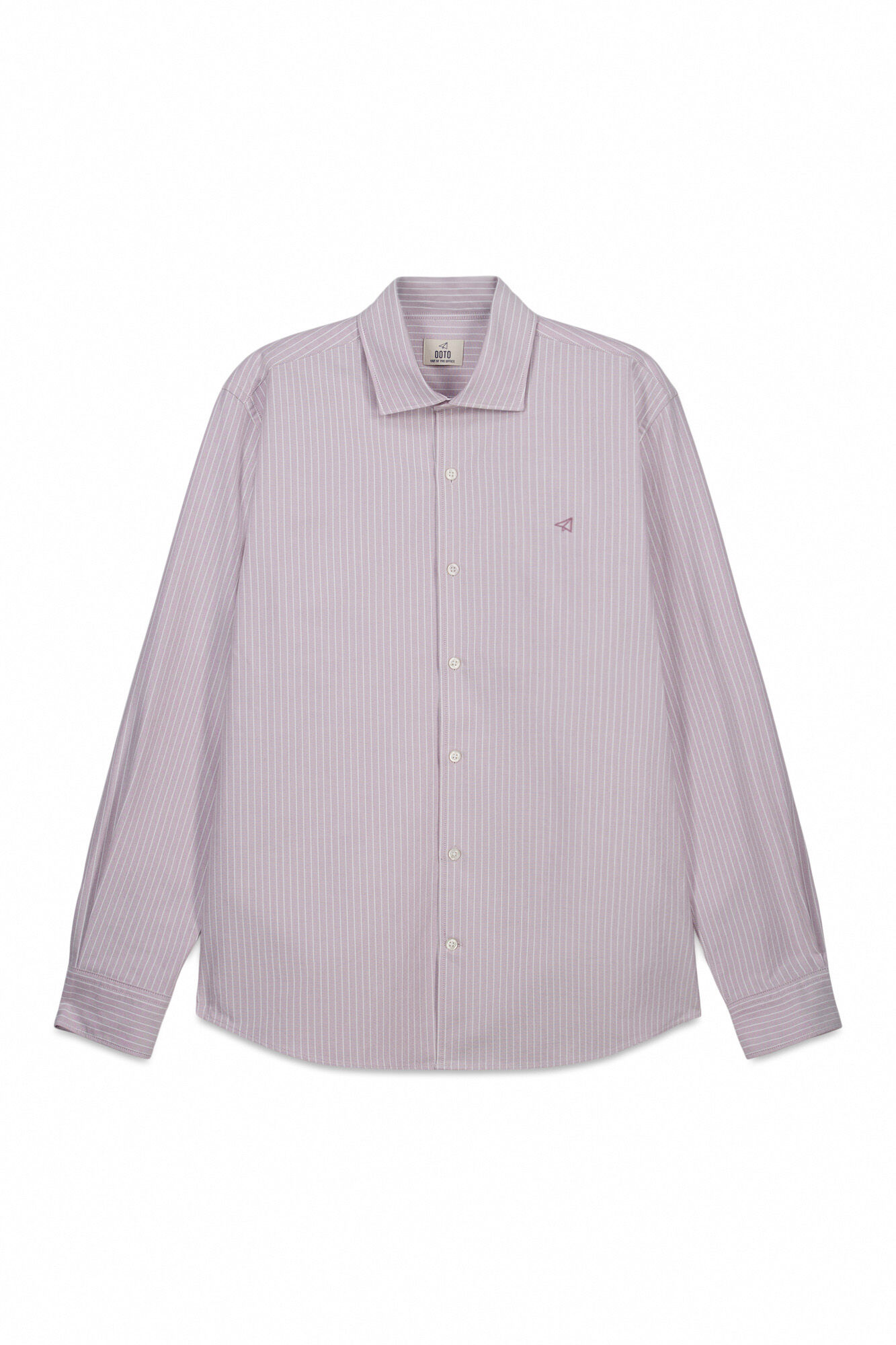 OOTO Camisa rayas oxford manga larga