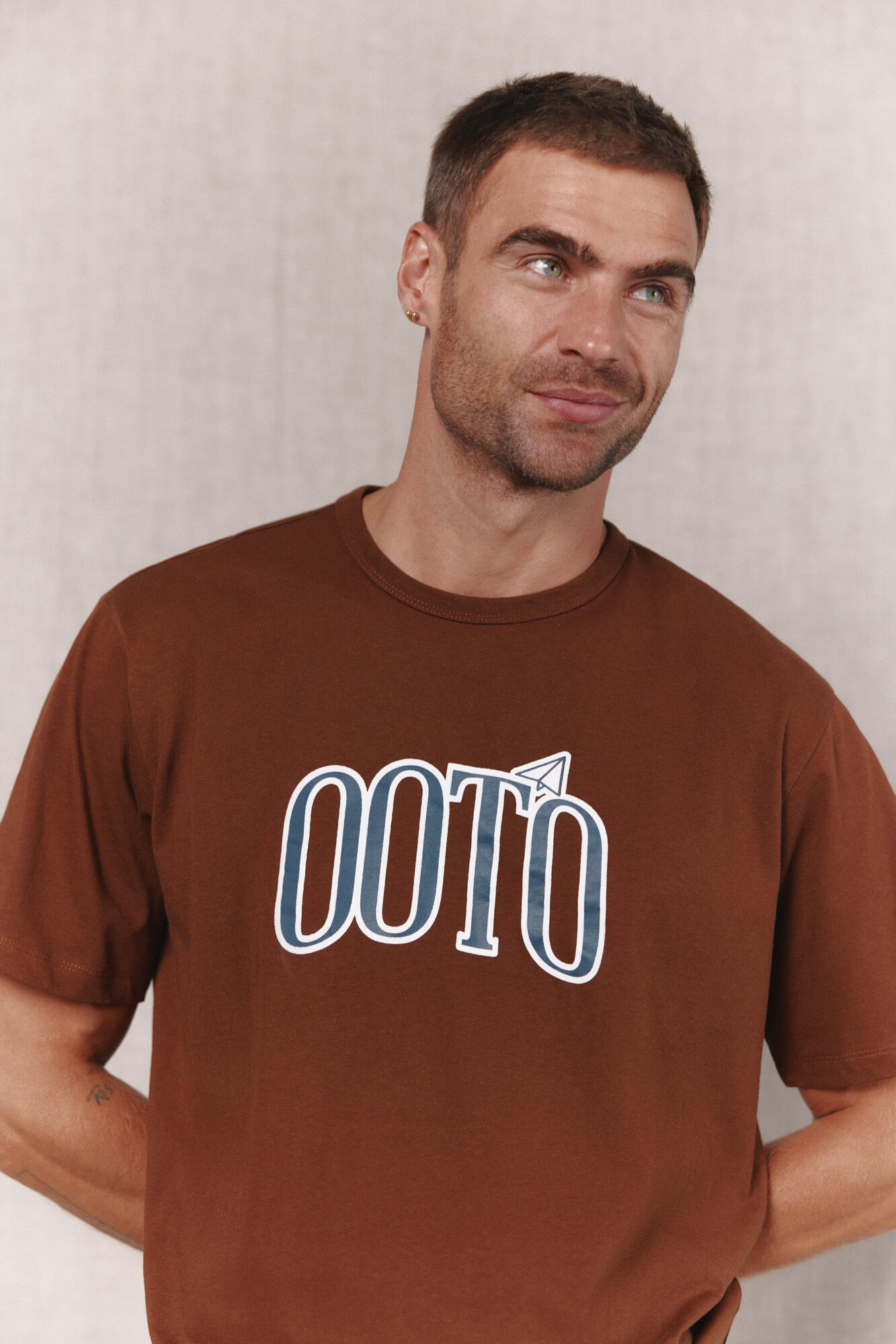 OOTO T-shirt com logo estampado