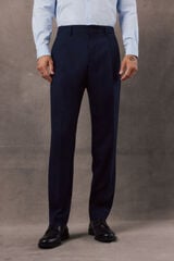 OOTO Navy Panama suit trousers Navy