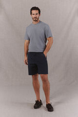 OOTO Basic regular Bermuda shorts Grey
