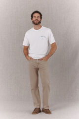 OOTO Pantal&oacute;n vaquero straight fit Beige