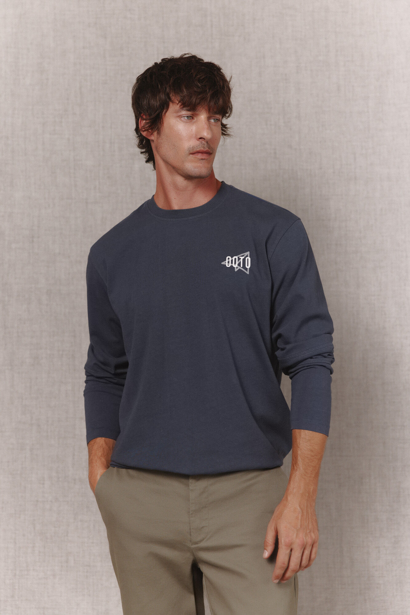 OOTO Washed long sleeve T-shirt