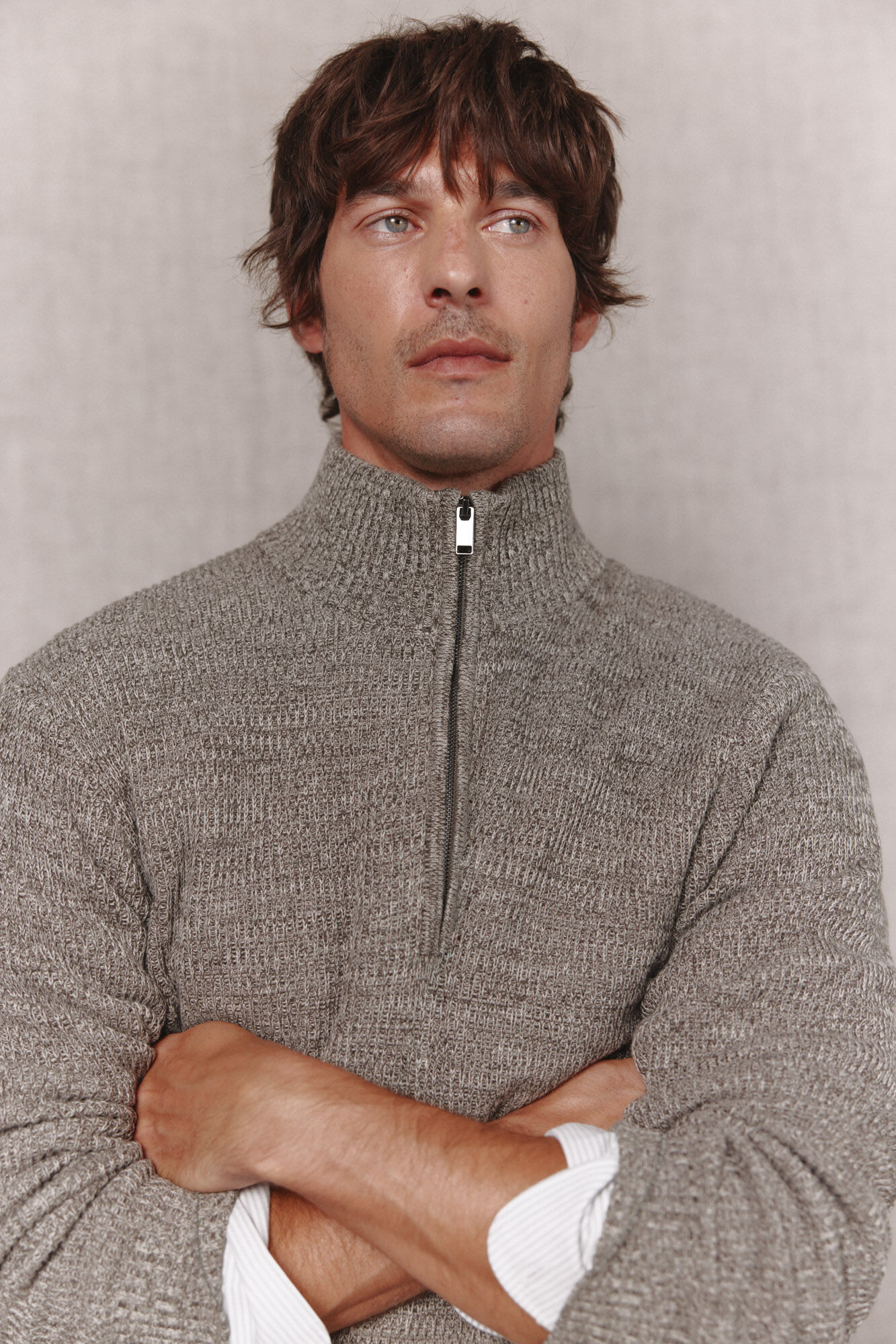 OOTO Jersey torzal cuello camionero