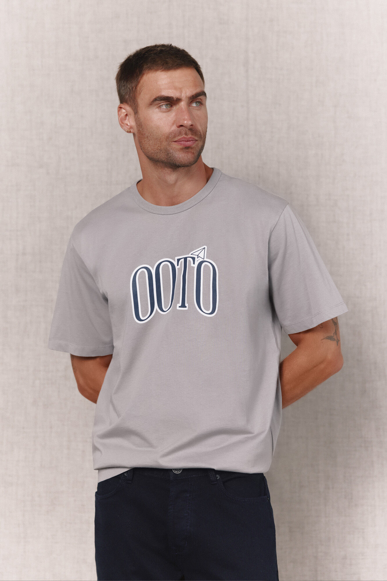 OOTO T-shirt com logo estampado