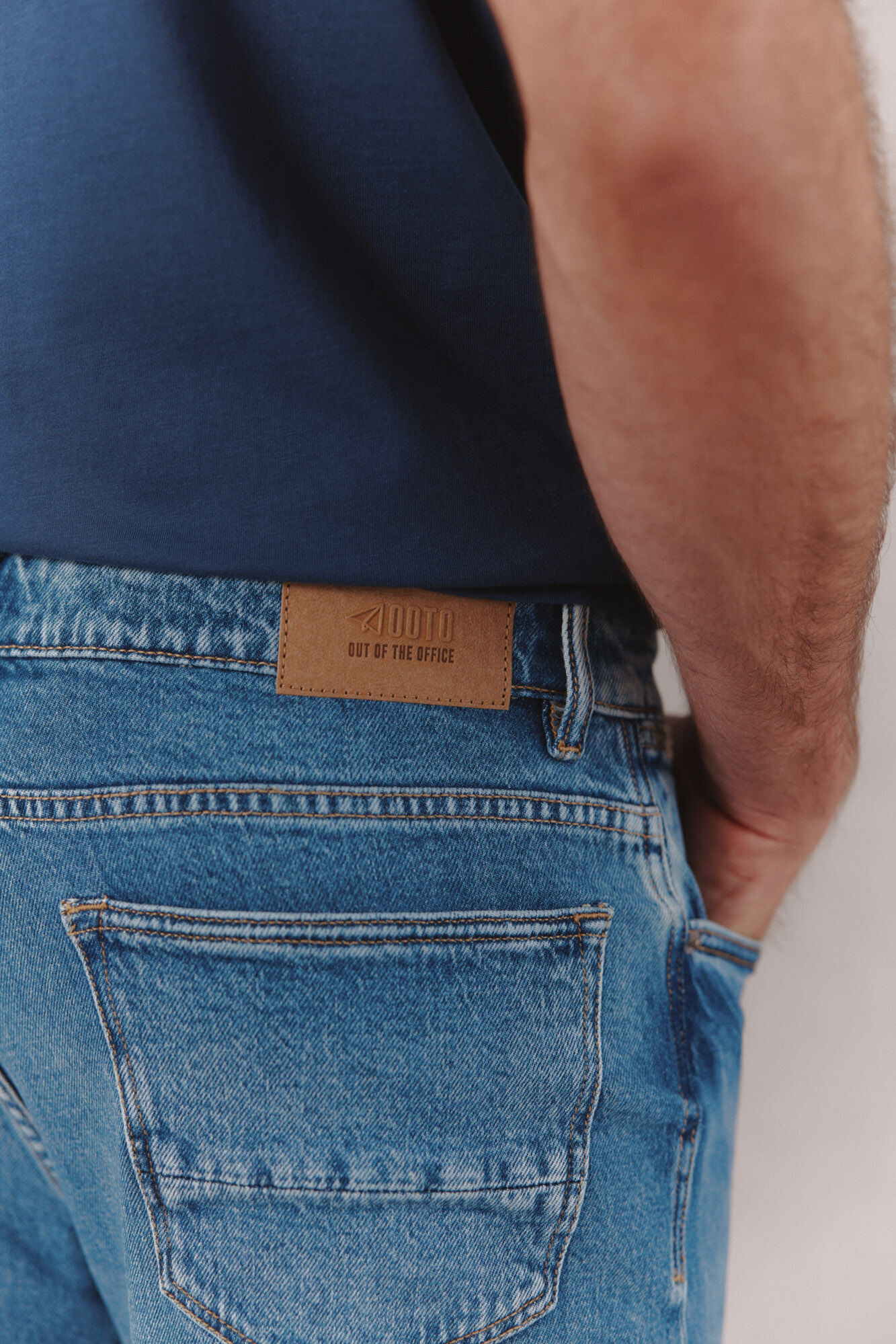 OOTO Straight fit jeans Blue