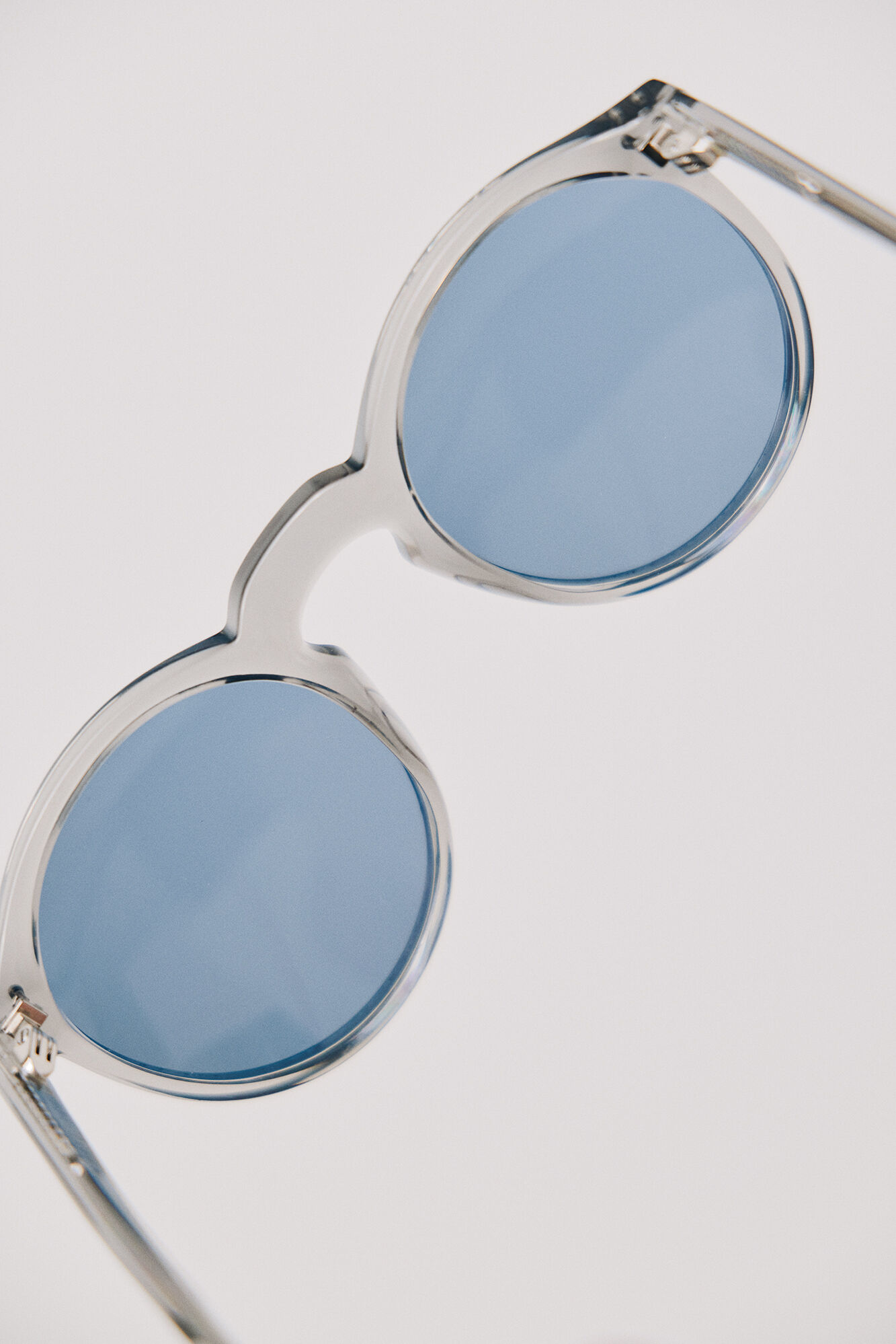OOTO Round acetate sunglasses Dark grey
