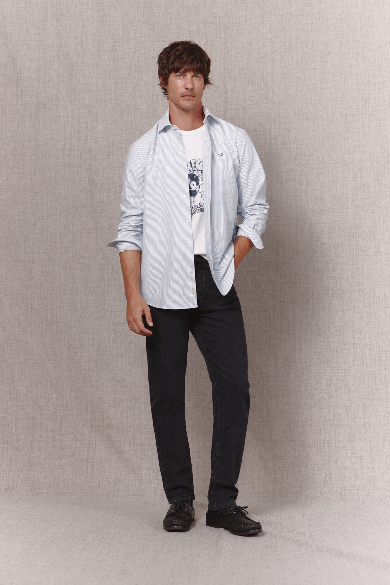 OOTO Cal&ccedil;as jeans slim fit Preto