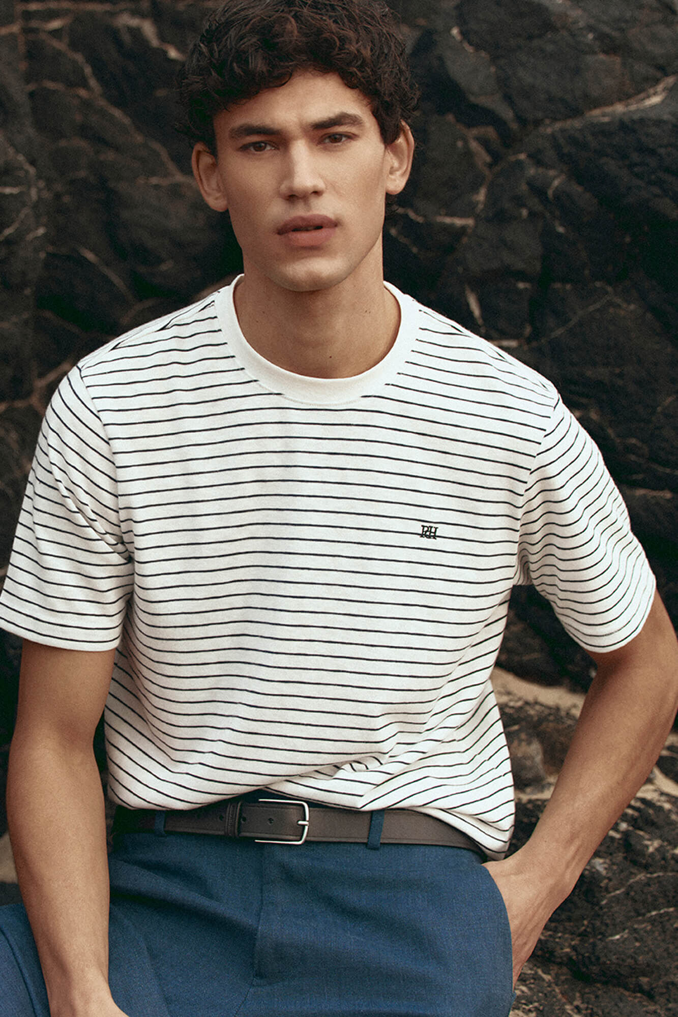 Pedro del Hierro Striped T-shirt