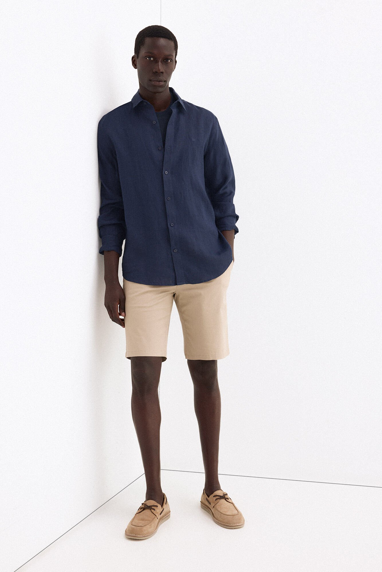 Pedro del Hierro Regular chino Bermuda shorts