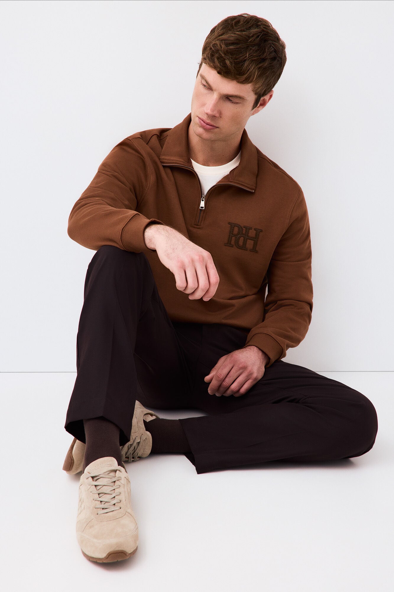 Pedro del Hierro Zip neck sweatshirt