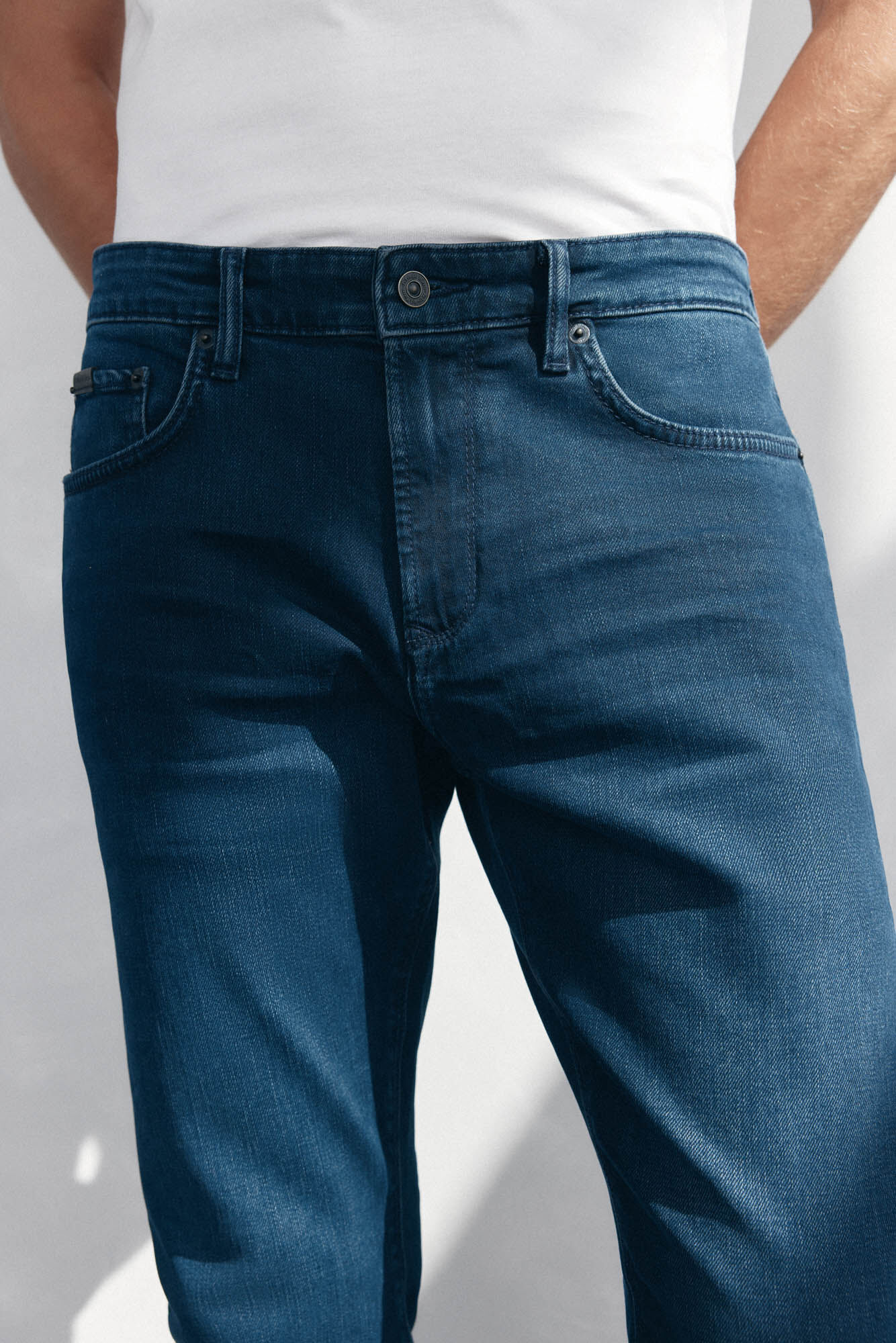 Pedro del Hierro Pantal&oacute;n vaquero slim fit Azul