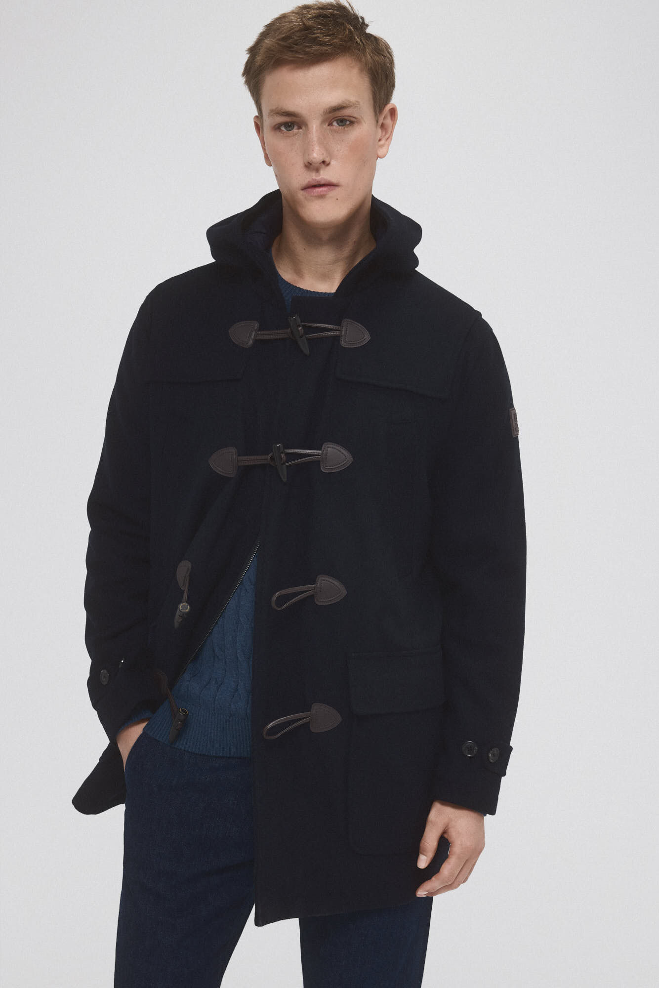 Pedro del Hierro Duffle coat Blue