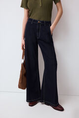 Pedro del Hierro Jeans wide leg arch Blue