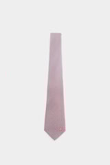 Pedro del Hierro Natural silk tie Red