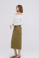 Pedro del Hierro Cargo skirt Green