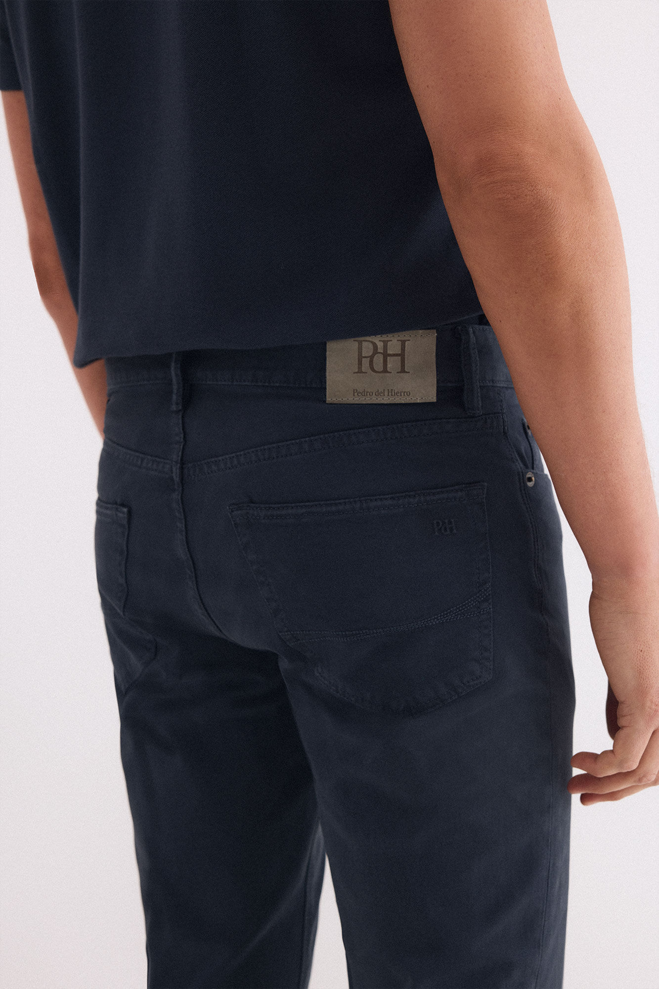 Pedro del Hierro Slim fit 5-pocket trousers Blue