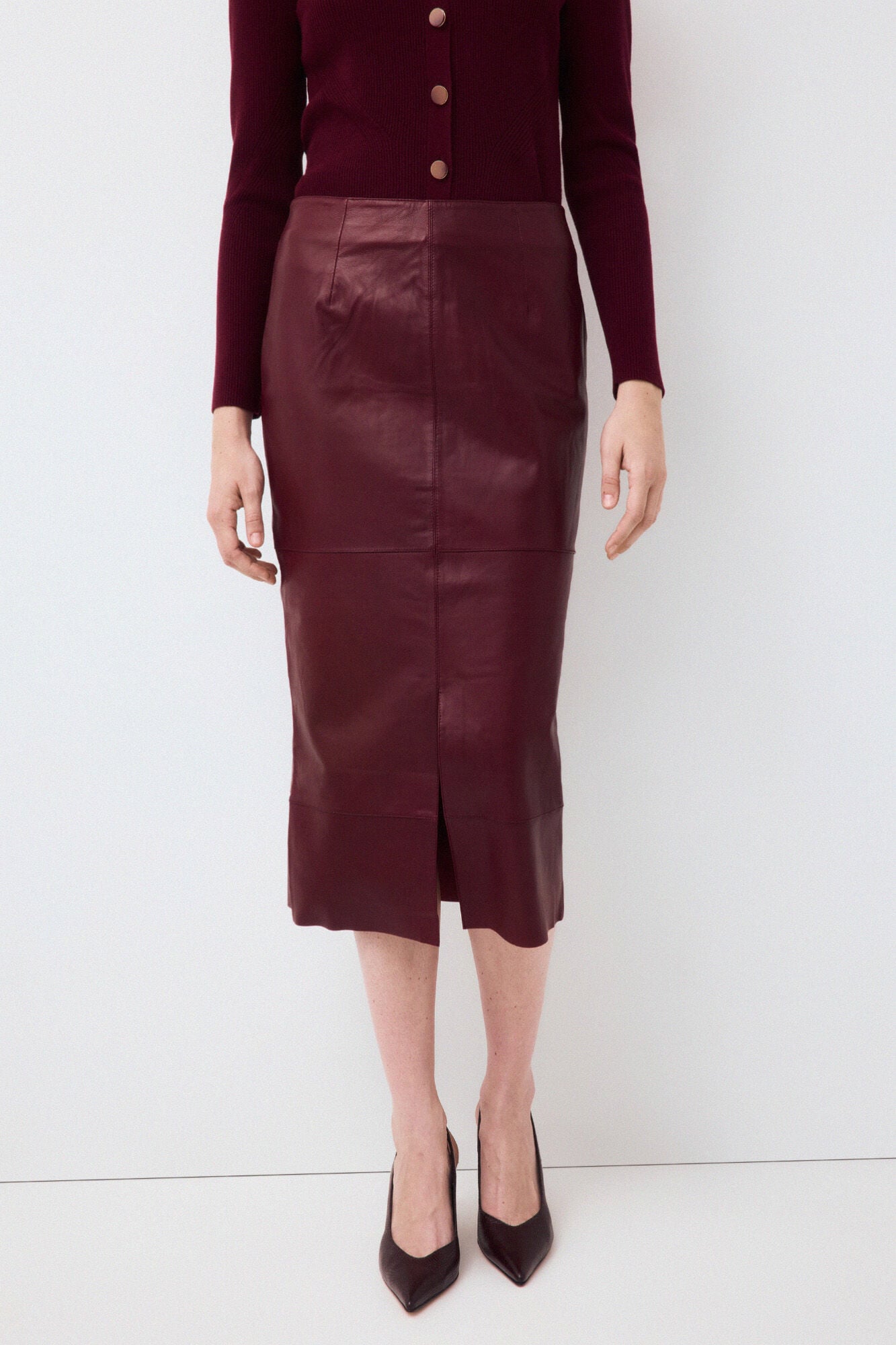 Pedro del Hierro Suede skirt