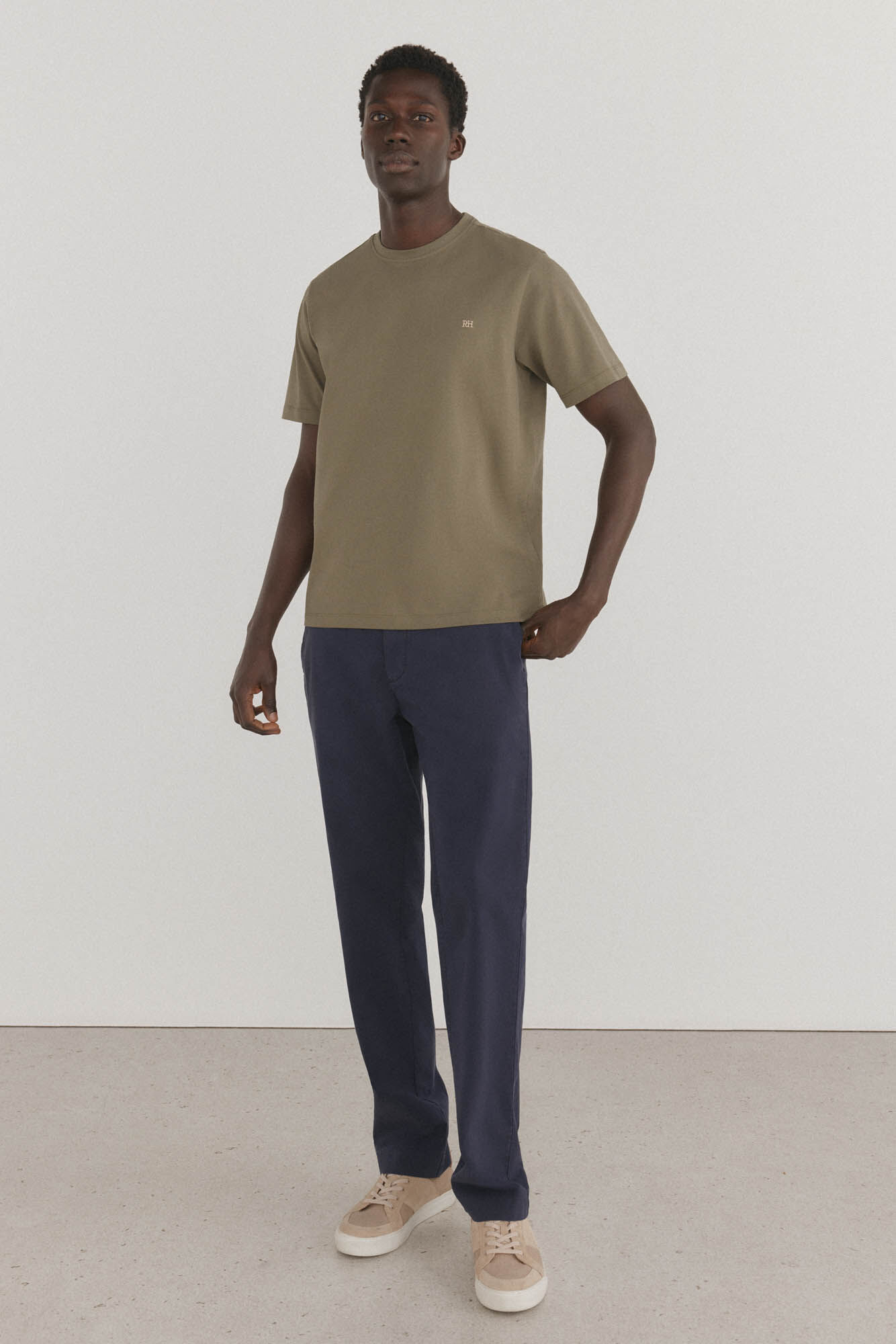 Pedro del Hierro Basic T-shirt Green