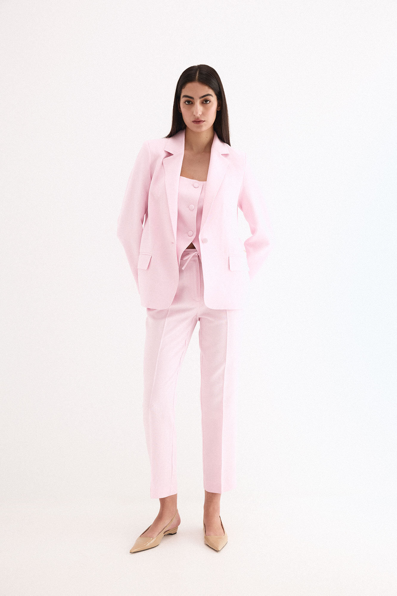 Pedro del Hierro Blazer de fantasia Rosa
